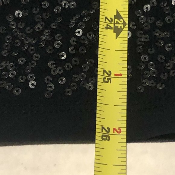 2013 Banana Republic Women's Short Sleeved Shirt Black Sequins Size Small - Picture 11 of 11